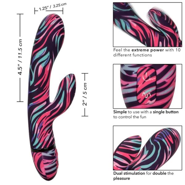 CALEX MENAGE UM VIBRADOR DE VARINHA DUPLA MOI - Image 8