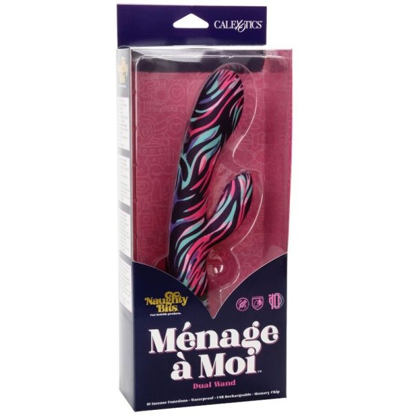 CALEX MENAGE UM VIBRADOR DE VARINHA DUPLA MOI - Image 9