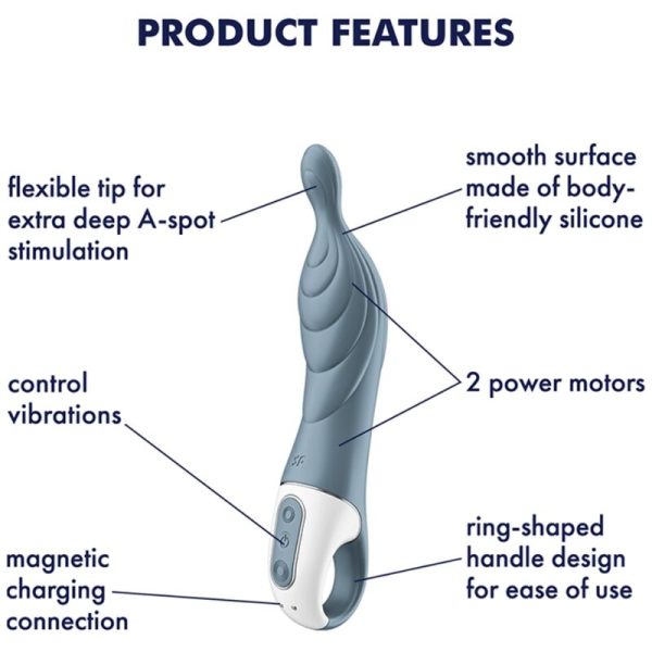 SATISFYER HOT LOVER VIBRATOR ROSE-BEIGE - Image 4