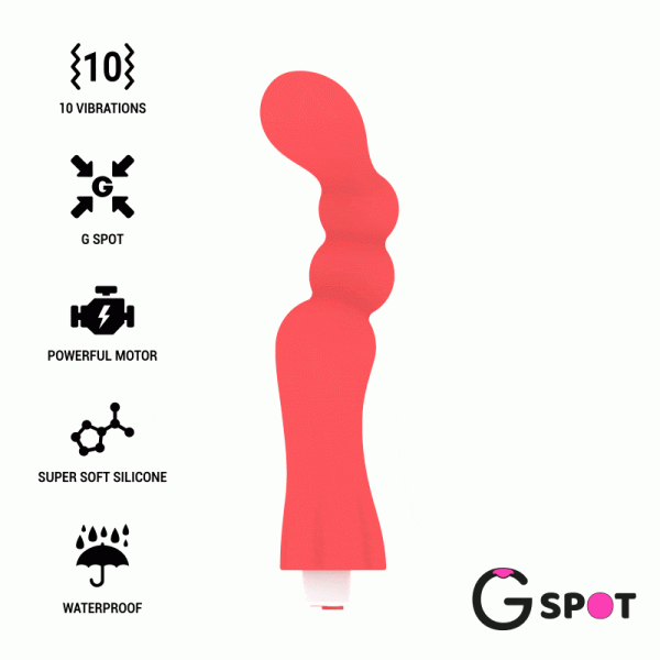 G-SPOT- GOHAN G-SPOT VIBRADOR LUZ VERMELHA