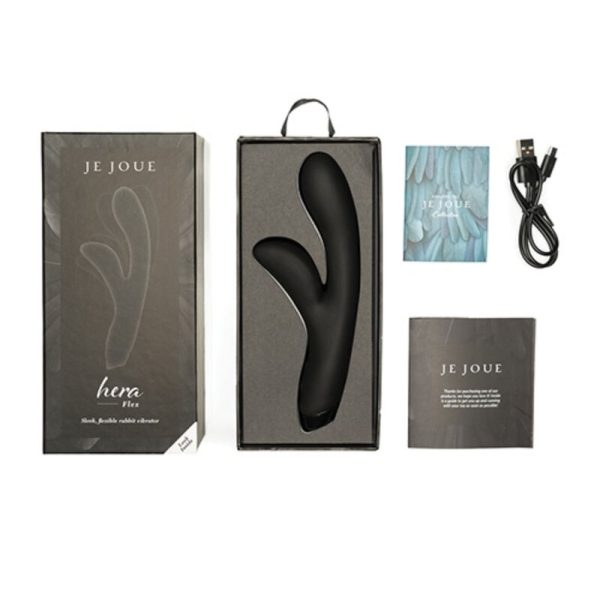 VIBRADOR DE COELHO FLEX JE JOUE HERA - PRETO - Image 4