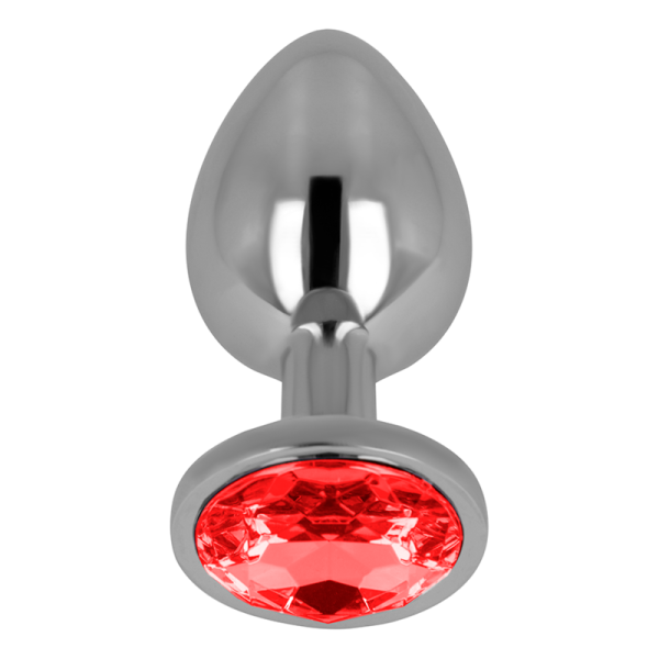 OHMAMA - PLUG ANAL COM CRISTAL VERMELHO 9 CM - Image 3