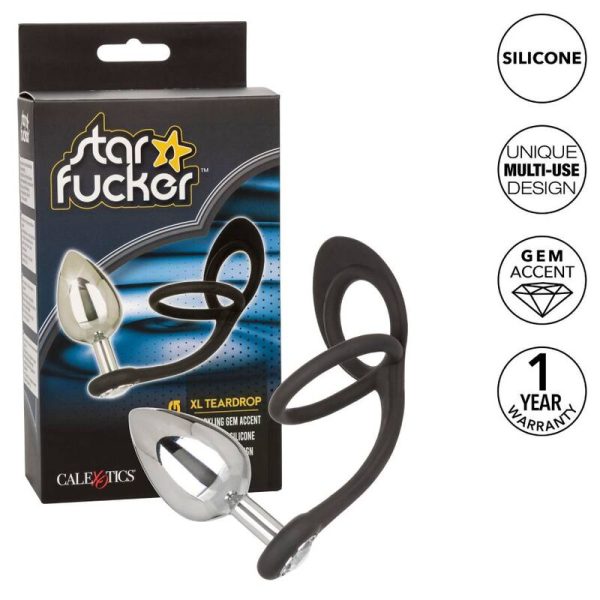 CALIFORNIA EXOTICS STAR FUCKER XL TEARDROP PLUG - Image 2