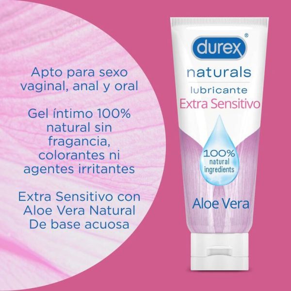 DUREX - LUBRIFICANTE NATURALS EXTRA SENSÍVEL 100 ML - Image 3