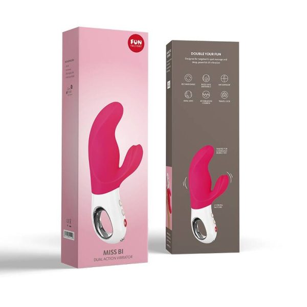 FUN FACTORY - MISS BI DUAL VIBRATOR PINK WHITE - Image 4