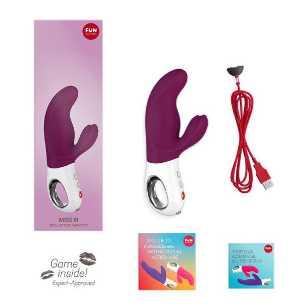 FUN FACTORY - MISS BI DUAL VIBRATOR GRAPE WHITE - Image 6