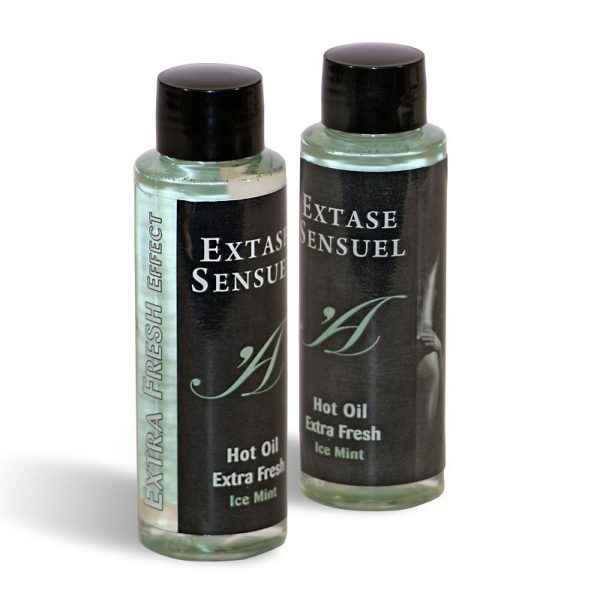 EXTASE SENSUEL HOT OIL EXTRA FRESH ICE 100ML - Image 2