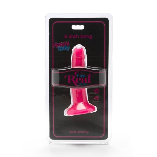 GET REAL - HAPPY DICKS DONG 12 CM ROSA - Image 2