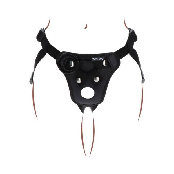 GET REAL - ARNÊS DE PRAZER STRAP-ON PRETO - Image 4