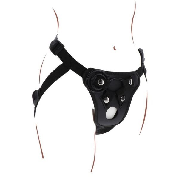 GET REAL - ARNÊS DE PRAZER STRAP-ON PRETO - Image 6