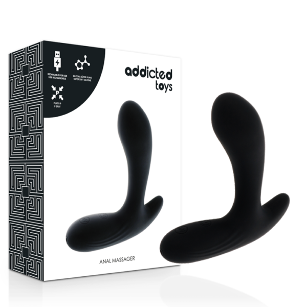 TOYS TOYS ANAL MASSAGER BLACK VIBRATION - Image 2