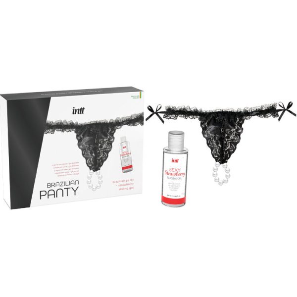 INTT RELEASES - CALÇA PRETA BRASILEIRA COM PÉROLAS E GEL LUBRIFICANTE 50 ML - Image 3