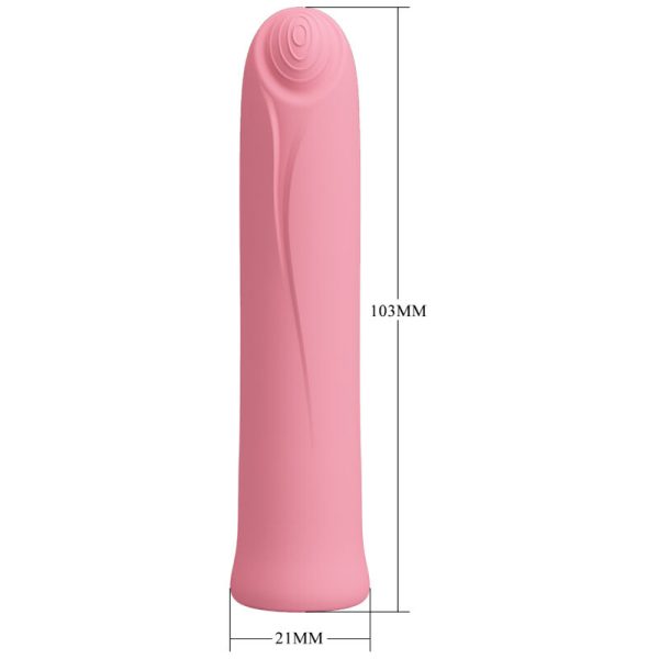 PRETTY LOVE - VIBRADOR CURTIS MINI SUPER POWER 12 VIBRAÕES DE SILICONE ROSA - Image 5