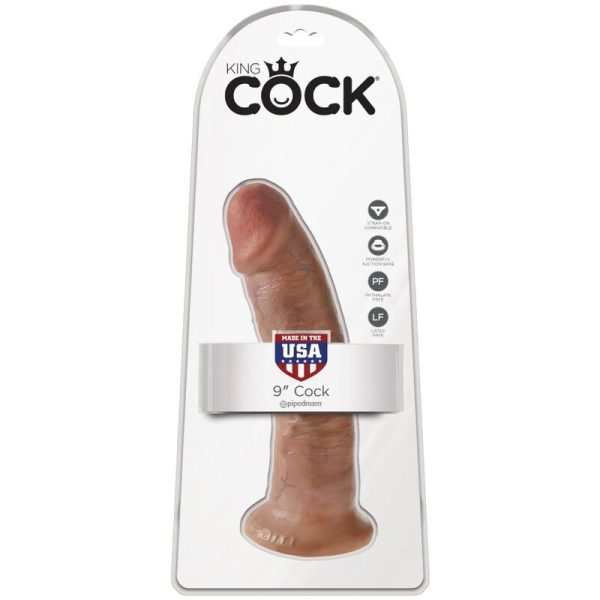 KING COCK - PÊNIS REALÍSTICO 21,7 CM CARAMELO - Image 6