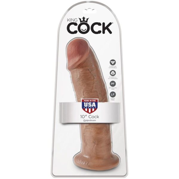 KING COCK - PÊNIS REALÍSTICO 24 CM CARAMELO - Image 6