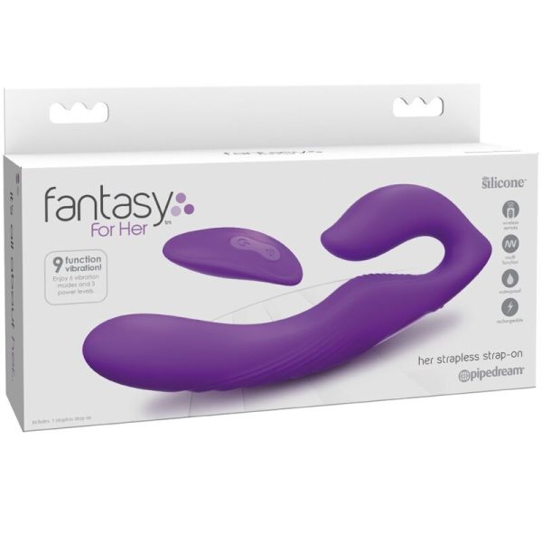 FANTASY FOR HER - VIBRADOR DE DUPLA PENETRAÇÃO CONTROLE REMOTO 9 NÍVEIS VIOLETA - Image 4