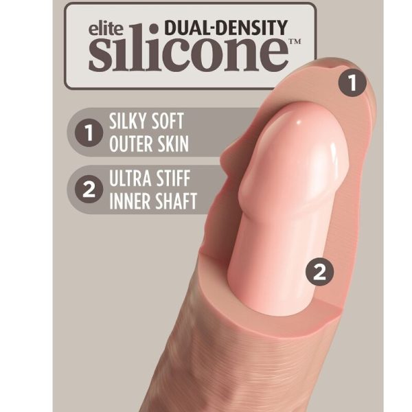 KING COCK ELITE - DILDO SILICONE REALISTA 23 CM - Image 4