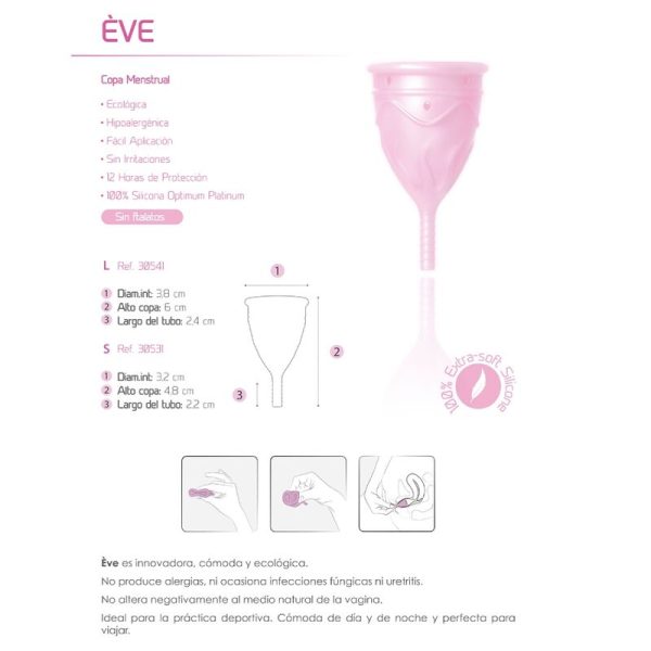 FEMINTIMATE - COPO MENSTRUAL DE SILICONE EVE TAMANHO S - Image 7