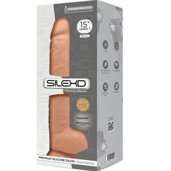 SILEXD - MODELO 1 PÊNIS REALÍSTICO PREMIUM SILEXPAN SILICONE 38 CM - Image 3