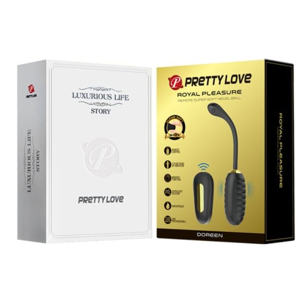 PRETTY LOVE - OVO VIBRATÓRIO RECARREGVEL DOREEN LUXURY PRETO - Image 12