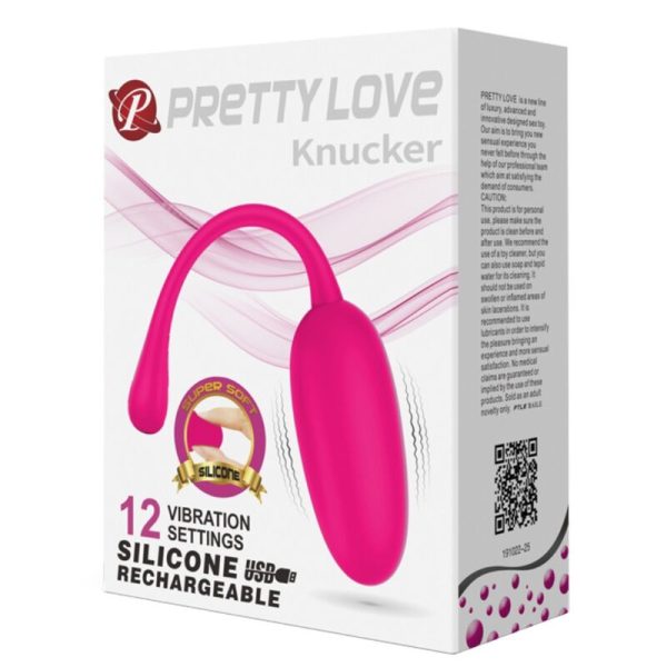 PRETTY LOVE - OVO VIBRATÓRIO RECARREGVEL KNUCKER ROSA - Image 8