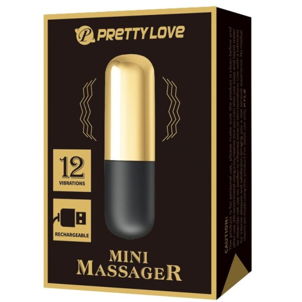 PRETTY LOVE - VIBRADOR BALA RECARREGVEL DOURADO - Image 7