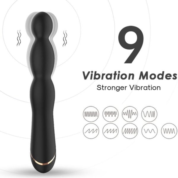 ARMONY - VIBRADOR BAMBU AJUSTÁVEL PRETO - Image 2