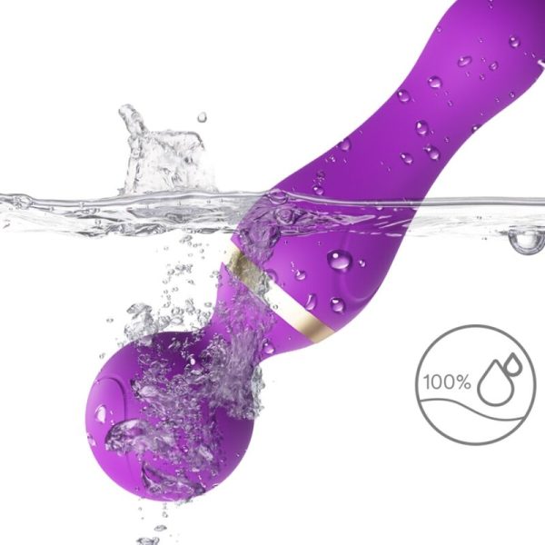 ARMONY - FREEZA MASSAGER E VIBRADOR CABEÇA SUPER FLEXÍVEL ROXO - Image 2