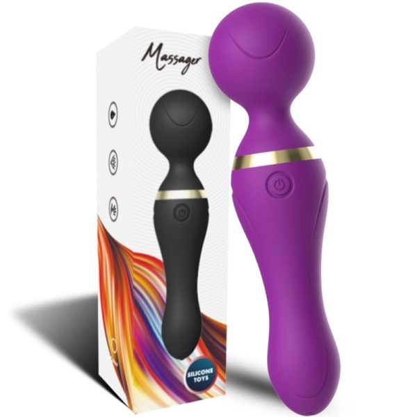 ARMONY - FREEZA MASSAGER E VIBRADOR CABEÇA SUPER FLEXÍVEL ROXO - Image 4