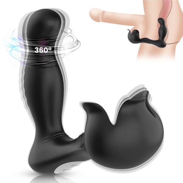 ARMONY - VIBRADOR SURROUND ANAL E ESTIMULADOR TESTICULOS CONTROLE REMOTO PRETO - Image 2