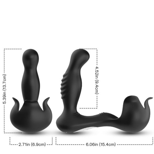 ARMONY - VIBRADOR SURROUND ANAL E ESTIMULADOR TESTICULOS CONTROLE REMOTO PRETO - Image 3