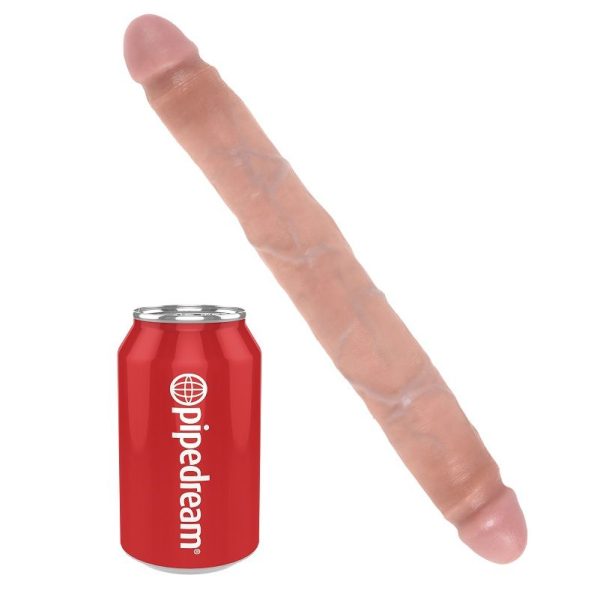 KING COCK SLIM DOUBLE DILDO - Image 3