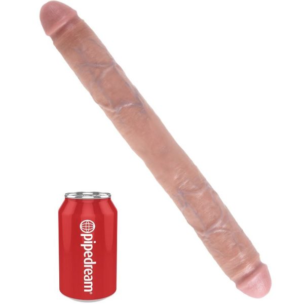 KING COCK THICK DOUBLE DILDO CARNE 40,6 CM - Image 2