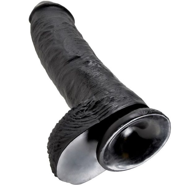 KING COCK 10" GALO PRETO COM BOLAS 25,4 CM - Image 5