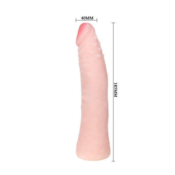 BAILE - DILDO DE SILICONE REALISTIC SKIN TOUCH 19 CM (COR DA CAIXA ALEATÓRIA) - Image 5