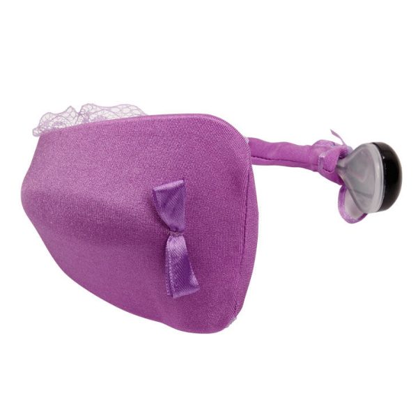 TANGA CON VIBRADOR CON CONTROL REMOTO LILA - Image 3