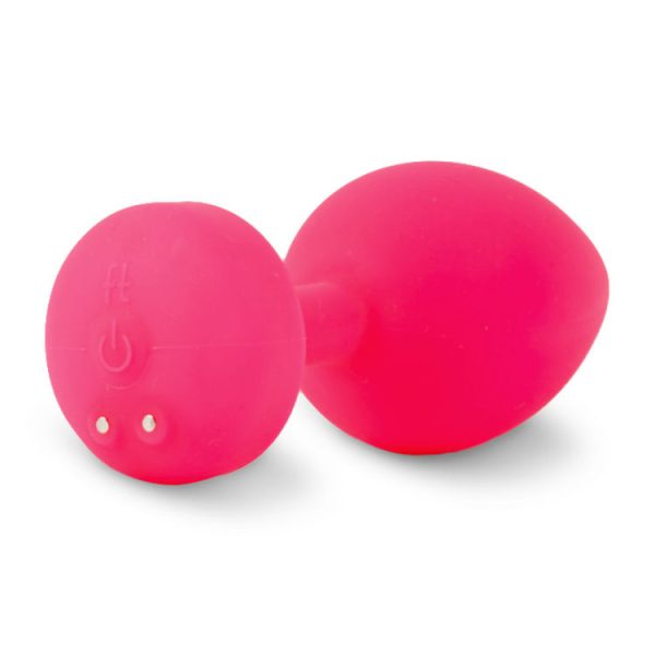 FUNTOYS GPLUG VIBRADOR ANAL RECARREGÁVEL PEQUENO OU PINK NEON 3CM - Image 2