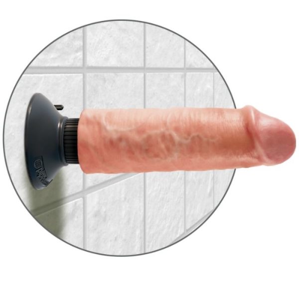 KING COCK - 6 "- 15,24 CM VIBRANTE CARNE DE GALO - Image 5