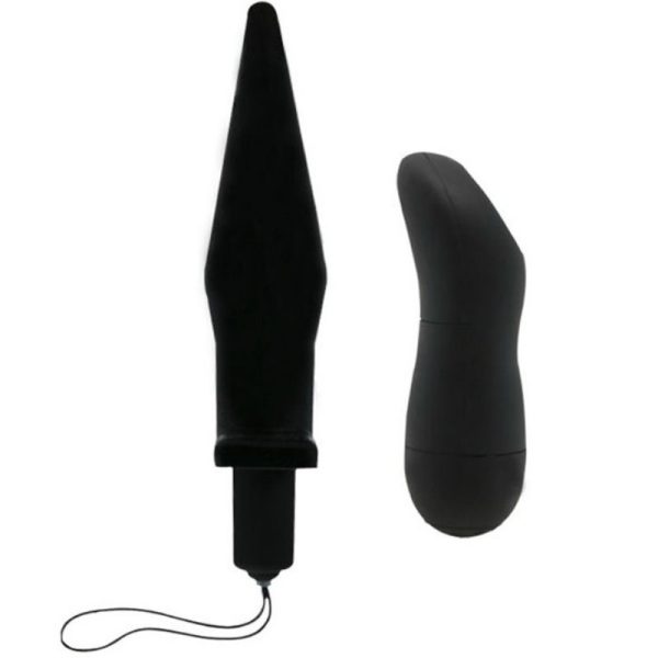 BAILE BUTT PLUG ANAL CON VIBRACION - NEGRO - Image 4