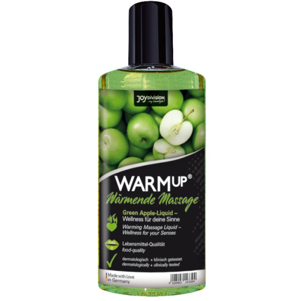 AQUAGLIDE - ÓLEO DE MASSAGEM MAÇÃ VERDE WARMUP - 150 ML