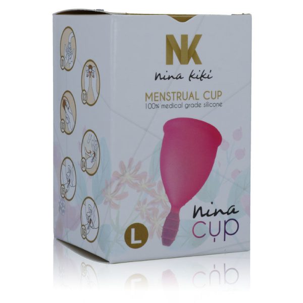 NINA CUP MENSTRUAL CUP TAMANHO L ROSA