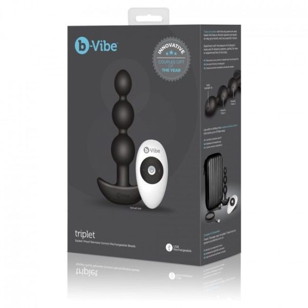 B-VIBE -TRIPLET ANAL CONTROL REMOTO BEADS NEGRO - Image 7