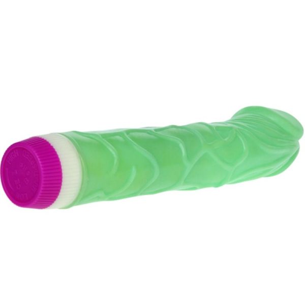 WAVES OF PLEASURE VIBRATOR 23 CM GREEN - Image 2