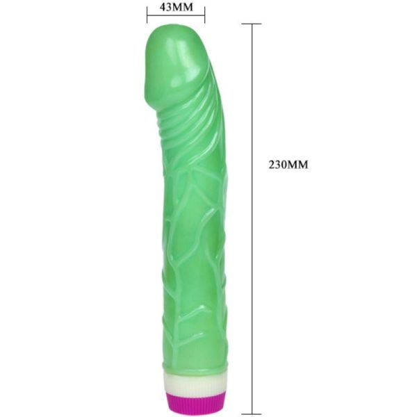 WAVES OF PLEASURE VIBRATOR 23 CM GREEN - Image 7