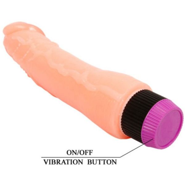 VIBRADOR REALISTICO FLEXIBLE NATURAL 24 CM - Image 6