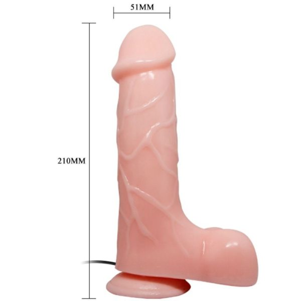 VIBRADOR REALISTICO BARBARA NATURAL 21 CM - Image 6