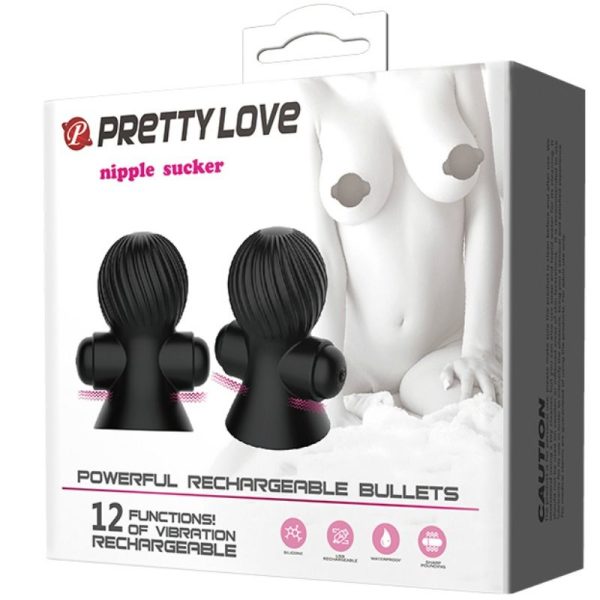 PRETTY LOVE ESTIMULADORES PARA PEZONES 12 MODOS VIBRACION - Image 7