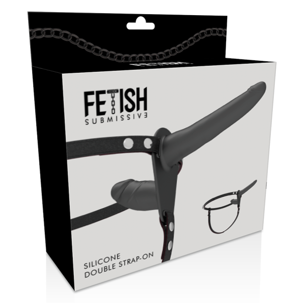 FETISH SUBMISSIVE HARNESS - PENETRAÇÃO DUPLA PRETA - Image 5