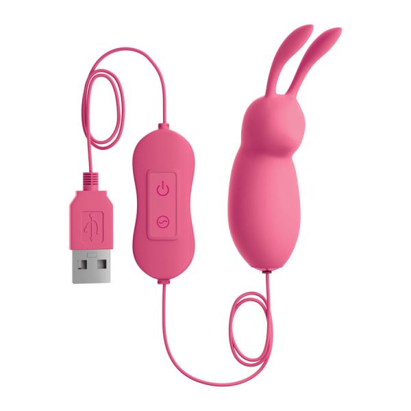 OMG COELHO BONITO PODEROSO PINK VIBRATOR USB - Image 2