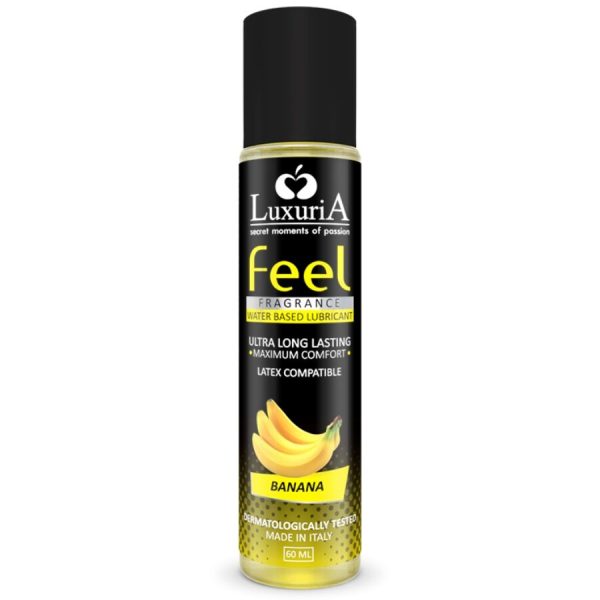 LUXURIA FEEL BANANA LUBRIFICANTE À BASE DE ÁGUA 60 ML